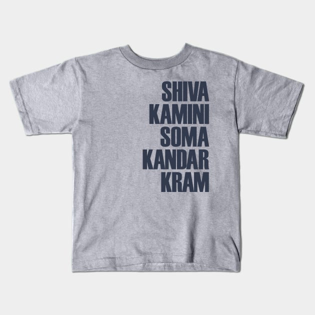 Shiva Blast Kids T-Shirt by OrangeCup